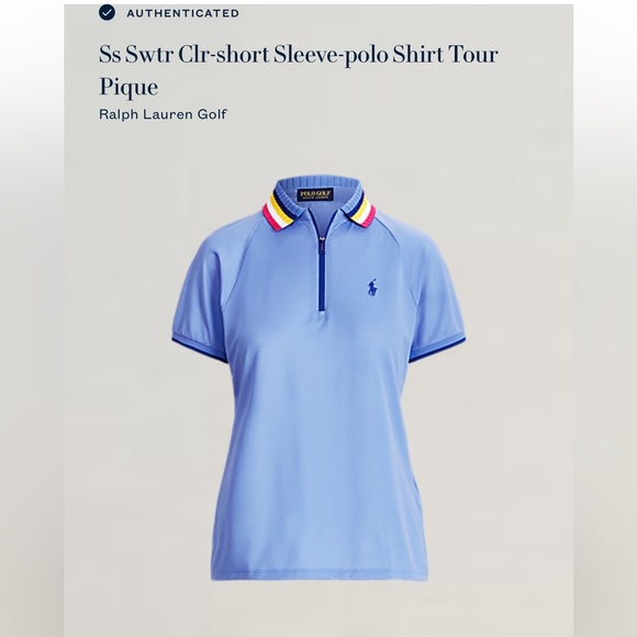 Ralph Lauren Sky Blue Polo golf shirt size large - Picture 1 of 6